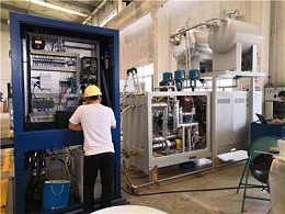 热压板温度不均匀？恒盛热压成型模温机均匀度±1℃